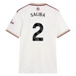 Günstige Fußballtrikots Arsenal Saliba 2 3rd trikot 2025-26 Kurzarm